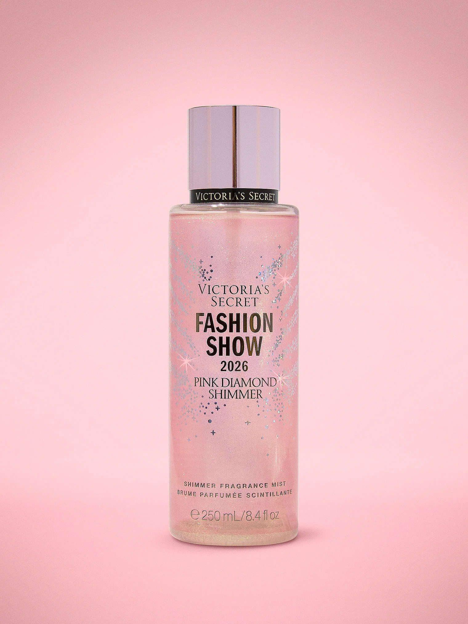 Victoria's Secret kūno dulksna Fashion Show 2026 Pink Diamond Shimmer