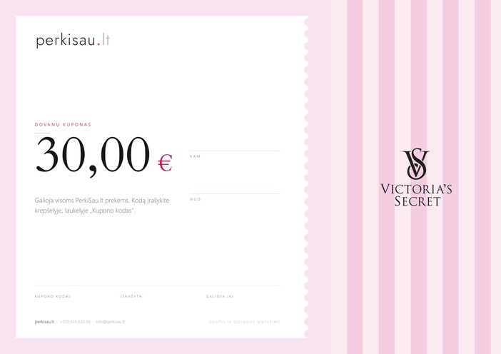 30€ vertės dovanų kuponas