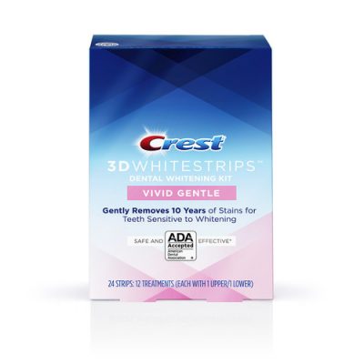 Crest juostelės Vivid Gentle
