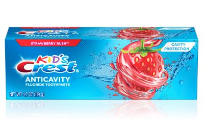 Dantų pasta vaikams Crest Kid's Strawberry Rush