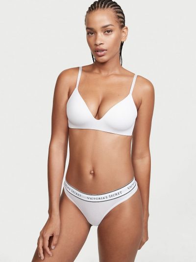 Baltos apatinės kelnaitės Victoria's Secret