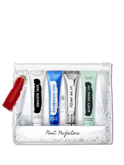 Lūpų putlintojų rinkinys + kosmetinė iš Victoria's Secret