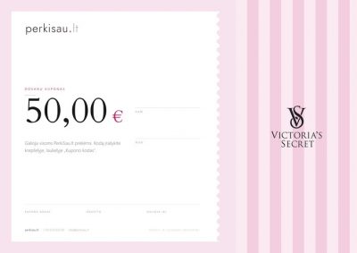 50€ vertės dovanų kuponas