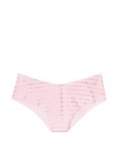 Besiūlės, rožinės spalvos kelnaitės su Victoria's Secret užrašais